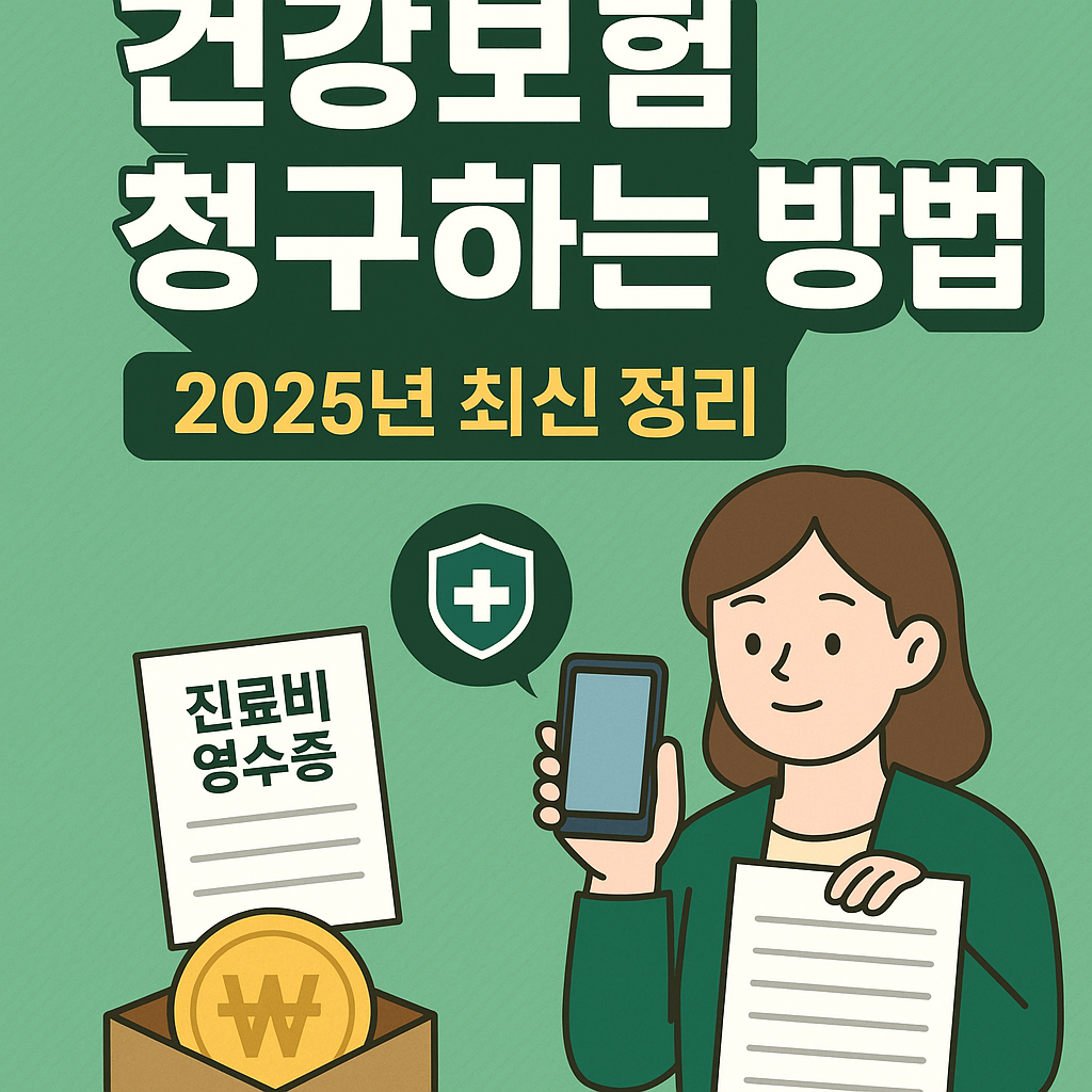 건강보험 청구하는 방법 (2025년 최신 정리)
