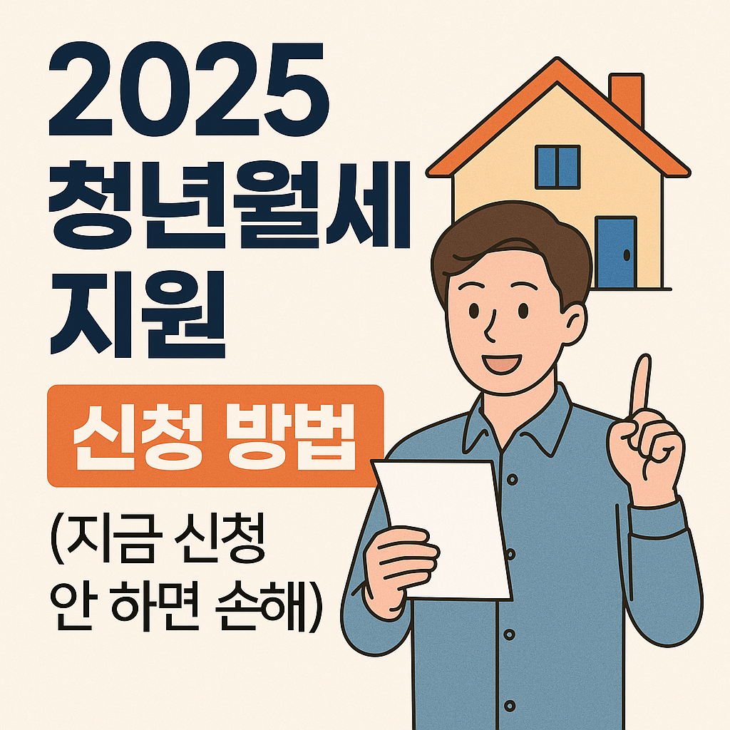 청년월세지원 2025 신청 방법 (지금 신청 안 하면 손해!)
