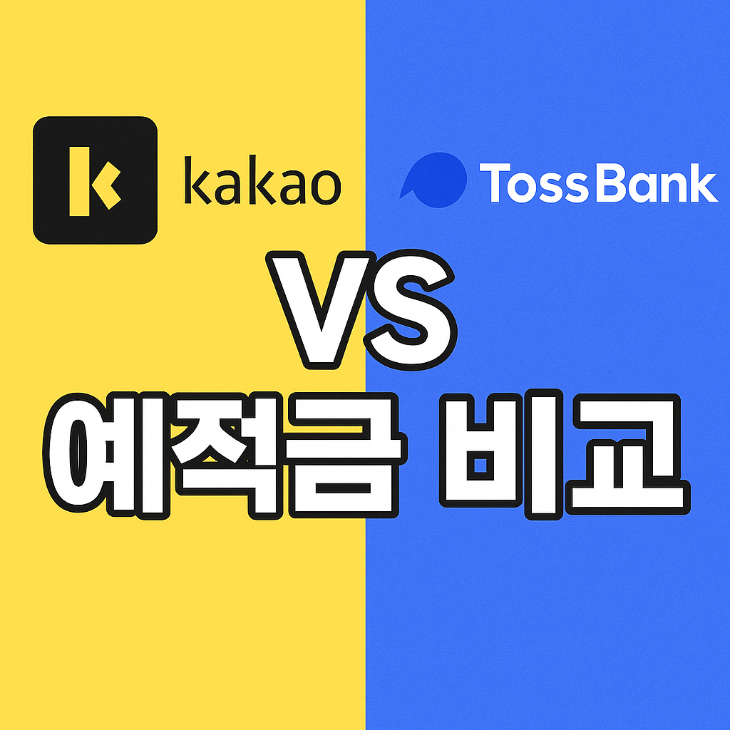 카카오뱅크 vs 토스뱅크 예적금 비교 (2025년 최신 분석)