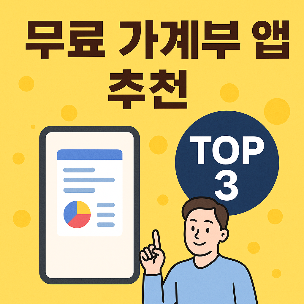무료 가계부 앱 추천 TOP3 (2025년 버전)