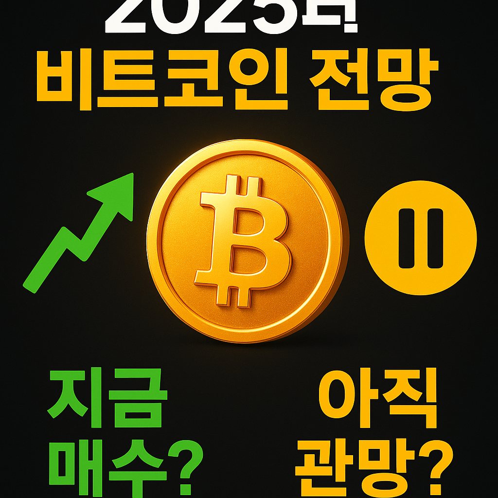 2025년 비트코인 전망 : 지금 매수 vs 관망?(2편)