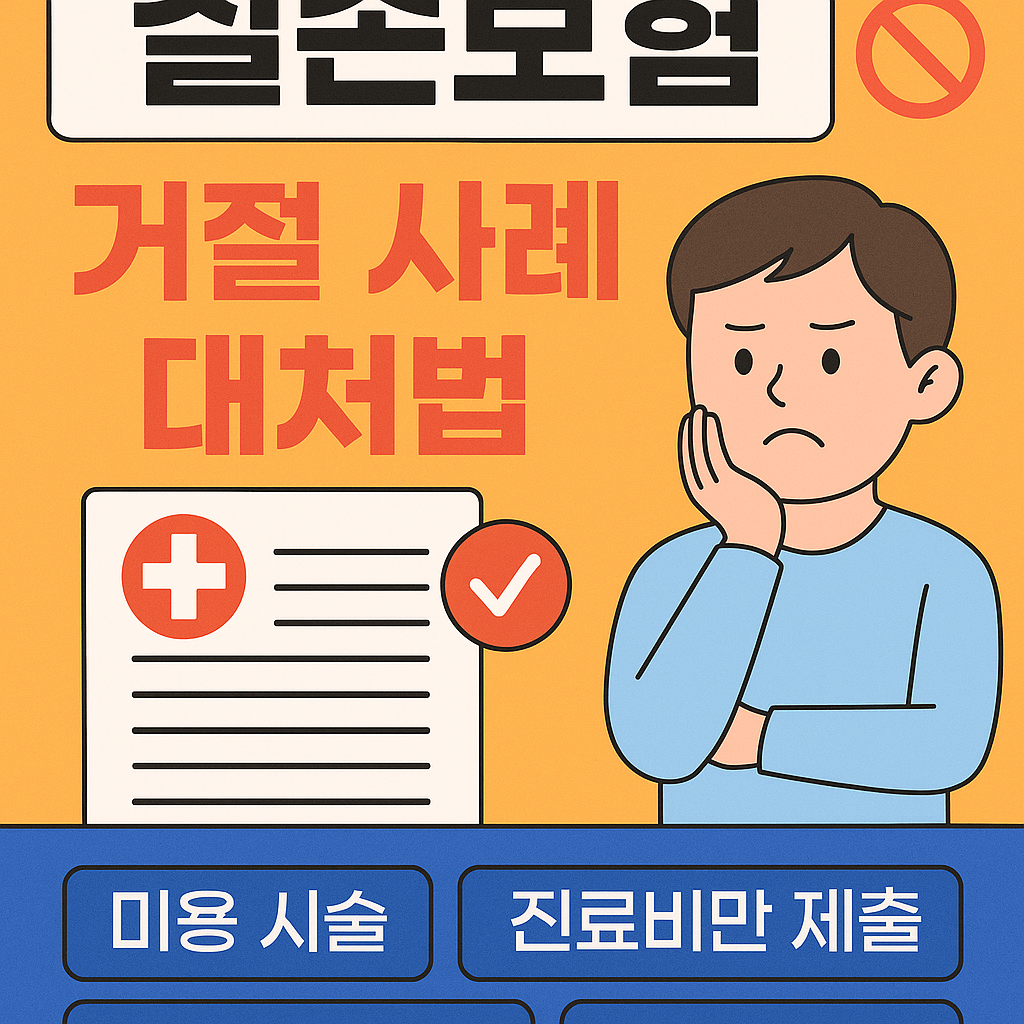 실손보험 거절 사례와 대처법 (2025년 기준 완전 정리)