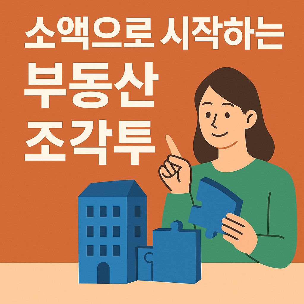 소액으로 시작하는 부동산 조각 투자 (2025년 입문 가이드)